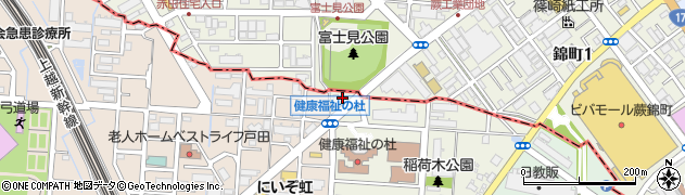 埼玉県戸田市上戸田1周辺の地図