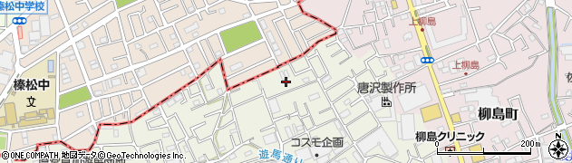 埼玉県草加市遊馬町695-3周辺の地図