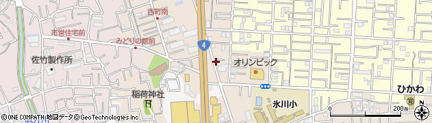 埼玉県草加市谷塚町1817-6周辺の地図