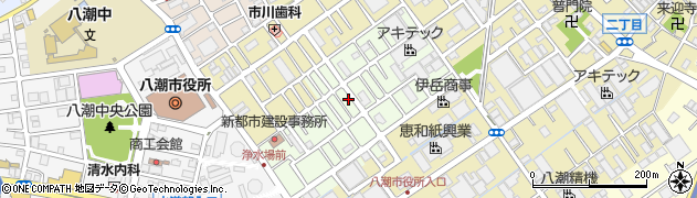 埼玉県八潮市中馬場30周辺の地図