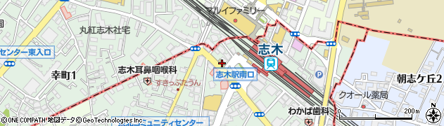 松屋 志木店周辺の地図