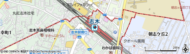 志木駅周辺の地図