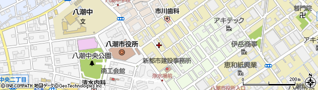 埼玉県八潮市二丁目52周辺の地図