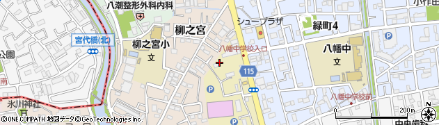 埼玉県八潮市上馬場602周辺の地図