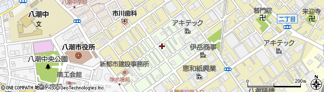 埼玉県八潮市中馬場26周辺の地図