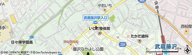 クリーニングキモト武蔵藤沢店周辺の地図
