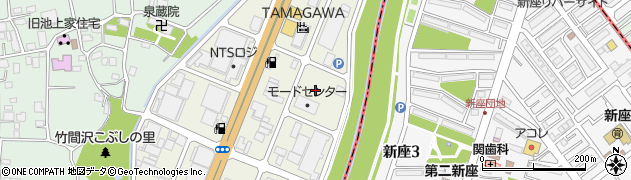埼玉県三芳町（入間郡）竹間沢東周辺の地図