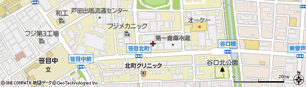 株式会社東京法規出版　発送センター周辺の地図