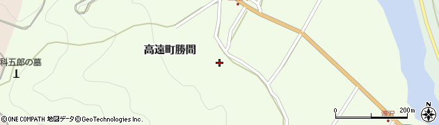 長野県伊那市高遠町勝間710周辺の地図