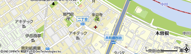 埼玉県八潮市二丁目293周辺の地図