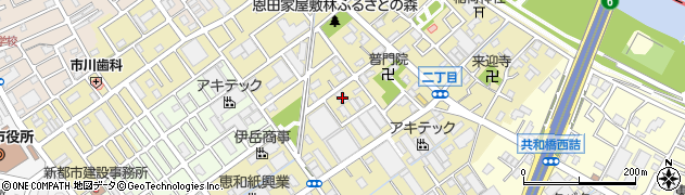 埼玉県八潮市二丁目185周辺の地図