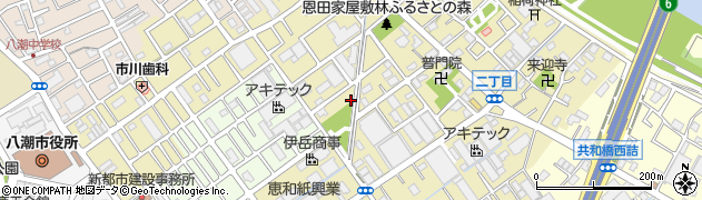 埼玉県八潮市二丁目164周辺の地図
