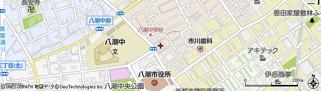 埼玉りそな銀行八潮支店 ＡＴＭ周辺の地図
