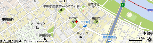 埼玉県八潮市二丁目208周辺の地図