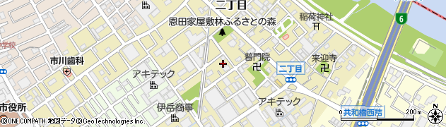 埼玉県八潮市二丁目200周辺の地図