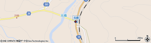 元橋周辺の地図