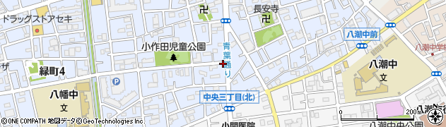 小作田児童公園入口周辺の地図