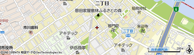 埼玉県八潮市二丁目187周辺の地図