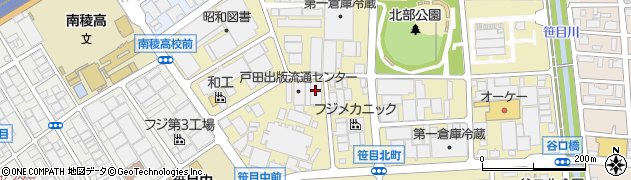 戸田出版　流通センター周辺の地図