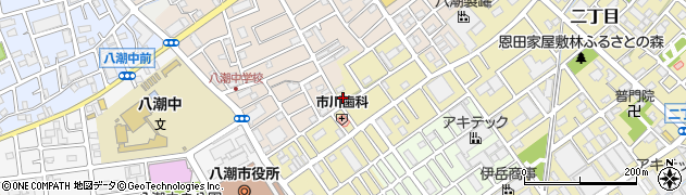 埼玉県八潮市二丁目83周辺の地図