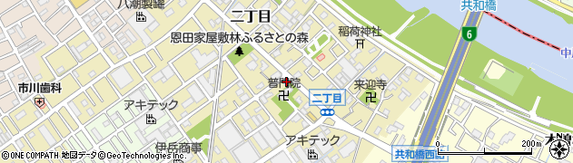 埼玉県八潮市二丁目218周辺の地図