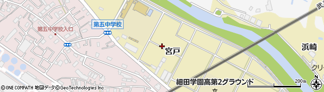 埼玉県朝霞市宮戸周辺の地図