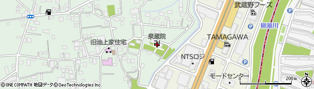 泉蔵院周辺の地図