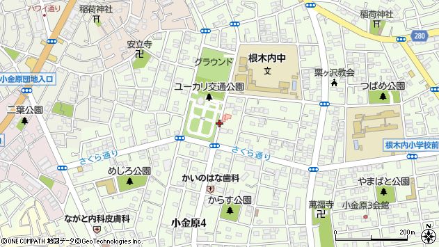 〒270-0021 千葉県松戸市小金原の地図