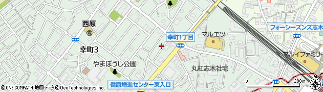埼玉県志木市幸町3丁目1-36周辺の地図