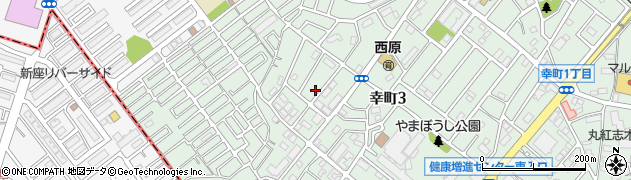 埼玉県志木市幸町3丁目13周辺の地図