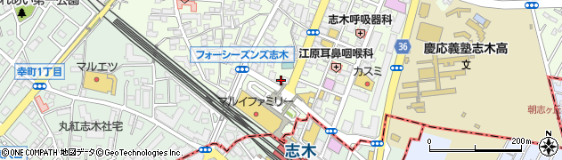 鳥貴族 志木東口店周辺の地図