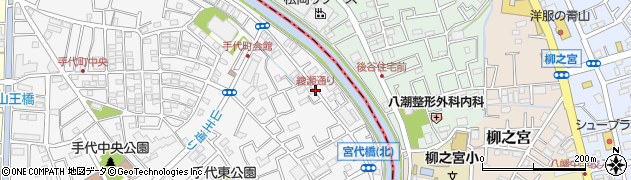 綾瀬通り周辺の地図