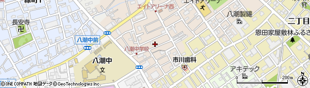 鶴ヶ曽根幼児公園周辺の地図