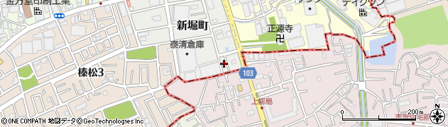 埼玉県川口市新堀町7周辺の地図