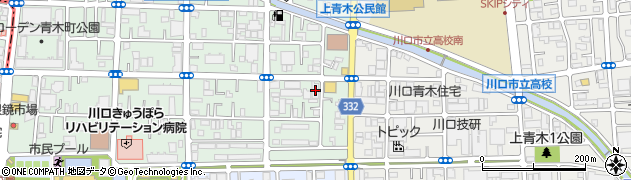 ライフデリ　川口・戸田・蕨店周辺の地図
