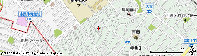 埼玉県志木市幸町3丁目19周辺の地図
