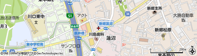 瀧野川信用金庫新郷支店周辺の地図