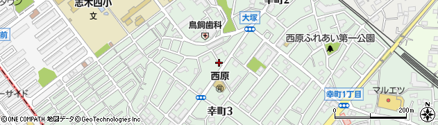 埼玉県志木市幸町3丁目11周辺の地図