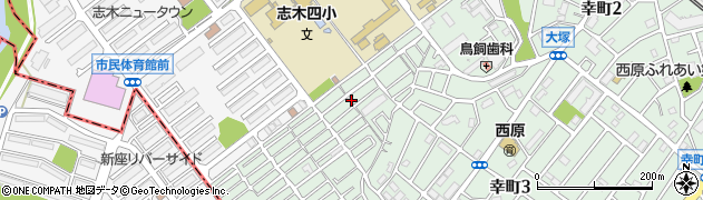 埼玉県志木市幸町3丁目22周辺の地図