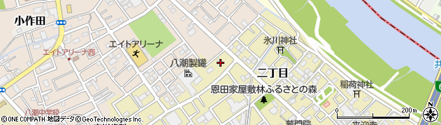 埼玉県八潮市二丁目12周辺の地図