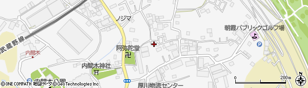 埼玉県朝霞市上内間木22周辺の地図