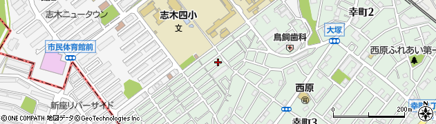 埼玉県志木市幸町3丁目22-2周辺の地図
