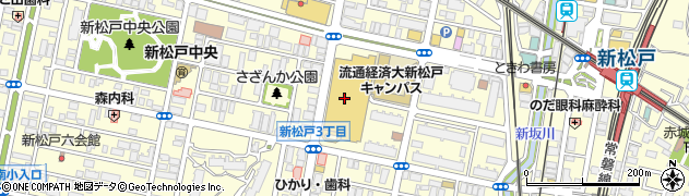 イオンフードスタイル新松戸店薬局周辺の地図
