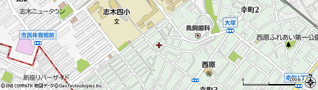 埼玉県志木市幸町3丁目17周辺の地図