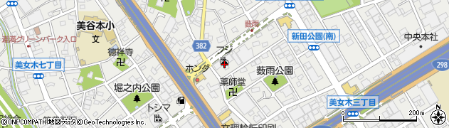 埼玉県戸田市美女木周辺の地図