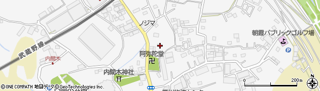 埼玉県朝霞市上内間木28周辺の地図