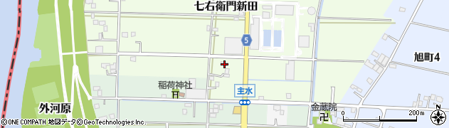 千葉県松戸市七右衛門新田518周辺の地図