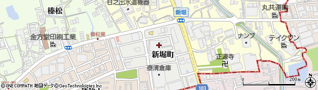 埼玉県川口市新堀町4周辺の地図