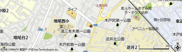 りらくる　柏・増尾台店周辺の地図