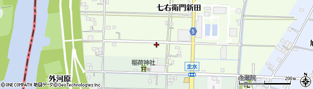 千葉県松戸市七右衛門新田428周辺の地図